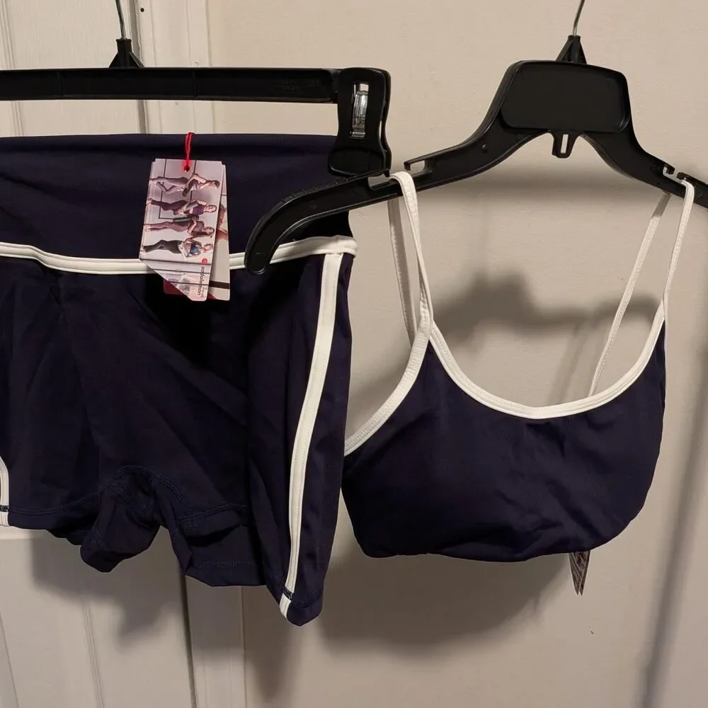Sodalemon yoga sports bra and shorts se
